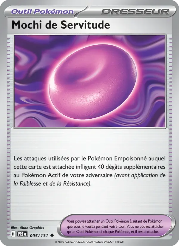 Carte Pokemon 095/131 Mochi de Servitude | LorenZone