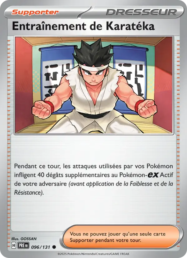 Carte Pokemon 096/131 Entraînement de Karatéka | LorenZone
