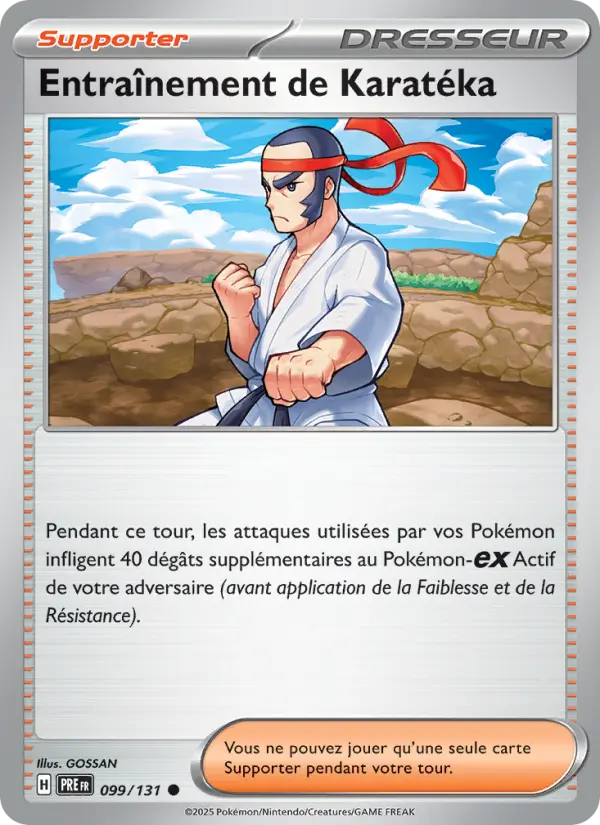 Carte Pokemon 099/131 Entraînement de Karatéka | LorenZone