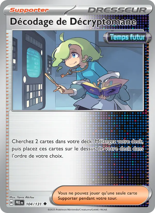 Carte Pokemon 104/131 Décodage de Décryptomane | LorenZone