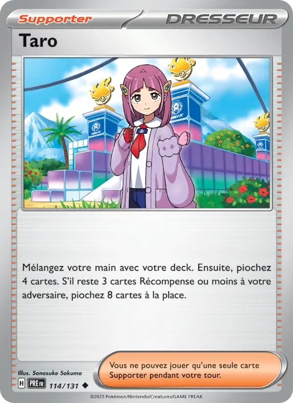 Carte Pokemon 114/131 Taro | LorenZone