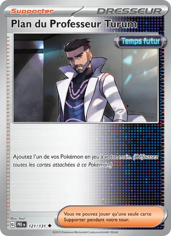 Carte Pokemon 121/131 Plan du Professeur Turum | LorenZone
