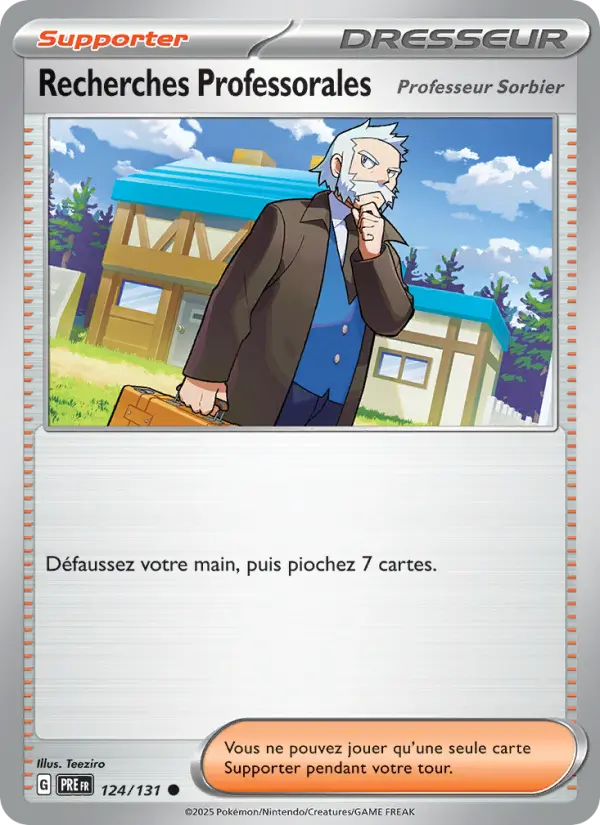 Carte Pokemon 124/131 Recherches Professorales | LorenZone