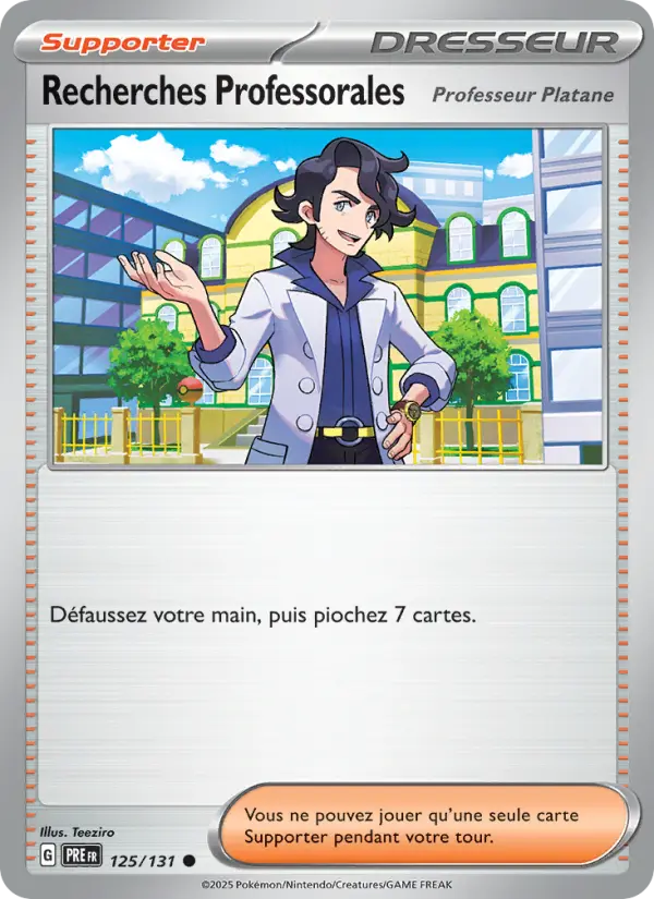 Carte Pokemon 125/131 Recherches Professorales | LorenZone