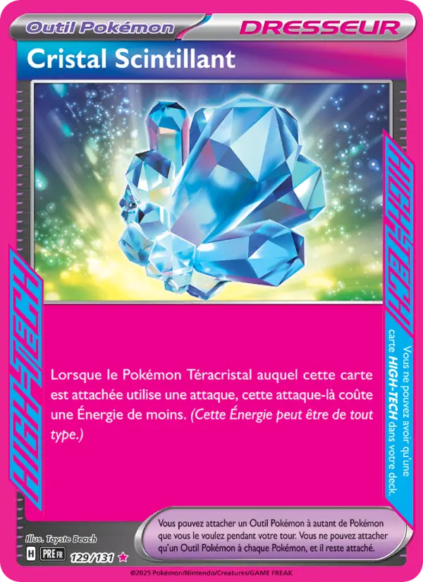 Carte Pokemon 129/131 Cristal Scintillant Holo | LorenZone