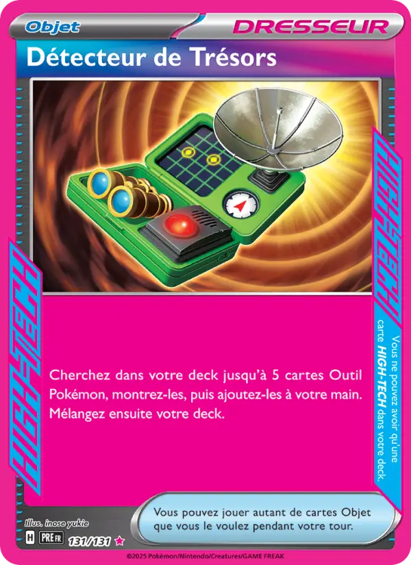 Carte Pokemon 131/131 Détecteur de Trésors Holo | LorenZone