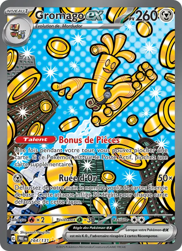 Carte Pokemon 164/131 Gromago-ex Illustration Spéciale Rare | LorenZone
