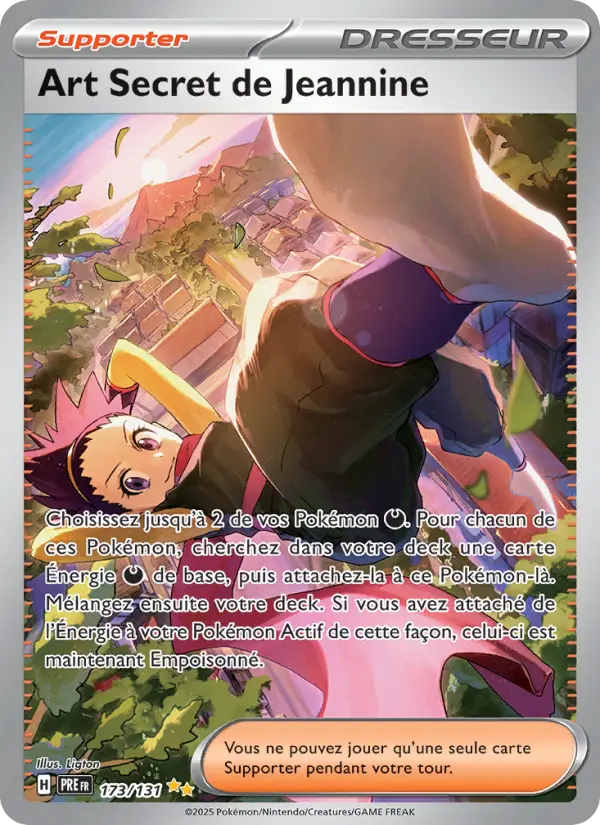 Carte Pokemon 173/131 Art Secret de Jeannine Illustration Spéciale Rare | LorenZone
