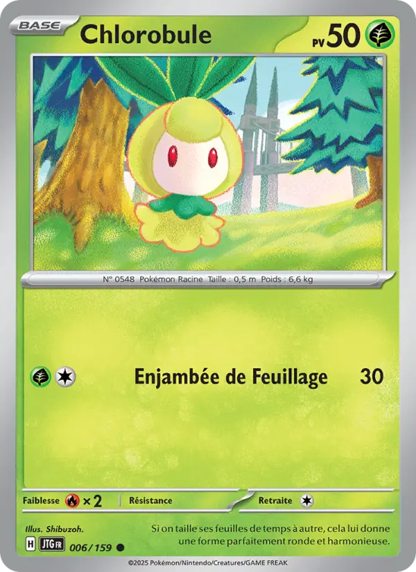 Carte Pokemon 006/159 Chlorobule Reverse | LorenZone