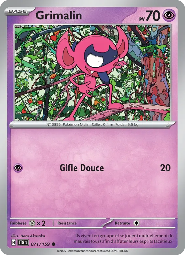 Carte Pokemon 071/159 Grimalin Reverse | LorenZone