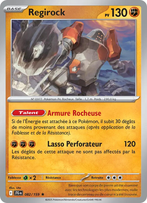 Carte Pokemon 082/159 Regirock Reverse | LorenZone