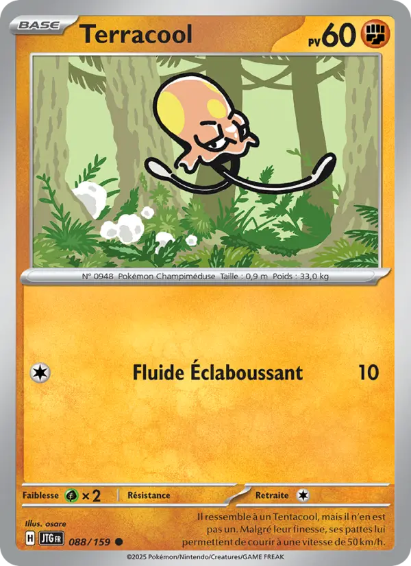 Carte Pokemon 088/159 Terracool Reverse | LorenZone
