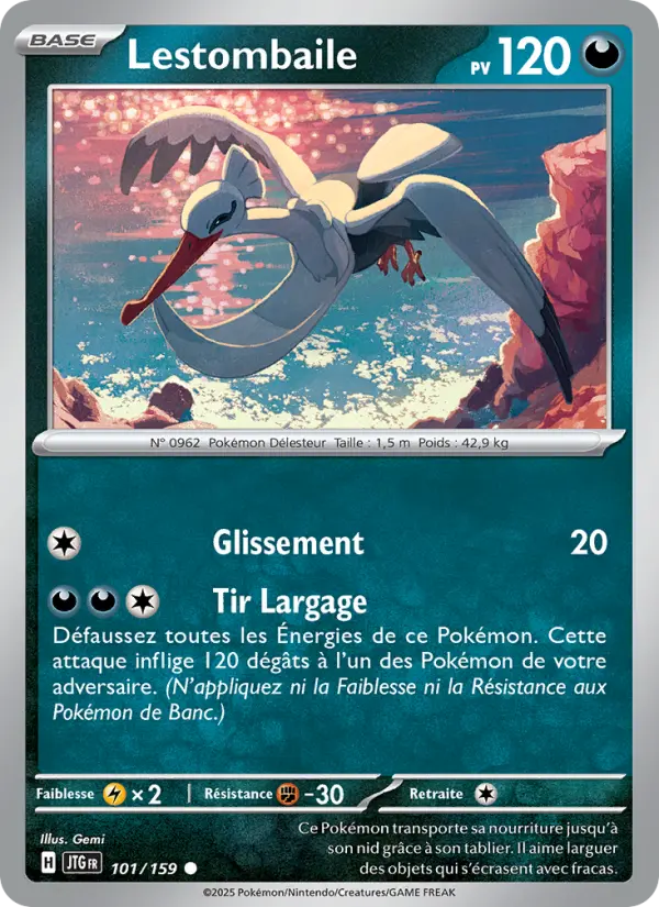 Carte Pokemon 101/159 Lestombaile Reverse | LorenZone