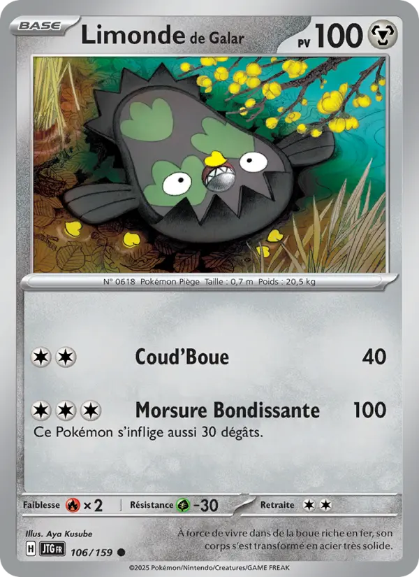 Carte Pokemon 106/159 Limonde de Galar Reverse | LorenZone