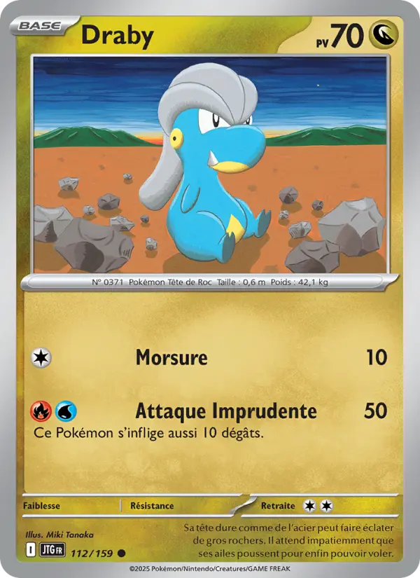 Carte Pokemon 112/159 Draby Reverse | LorenZone