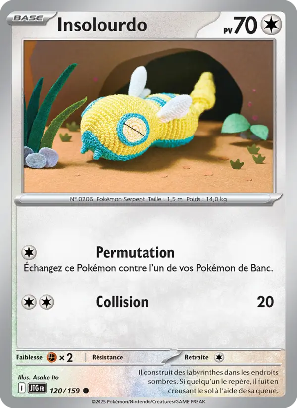 Carte Pokemon 120/159 Insolourdo Reverse | LorenZone