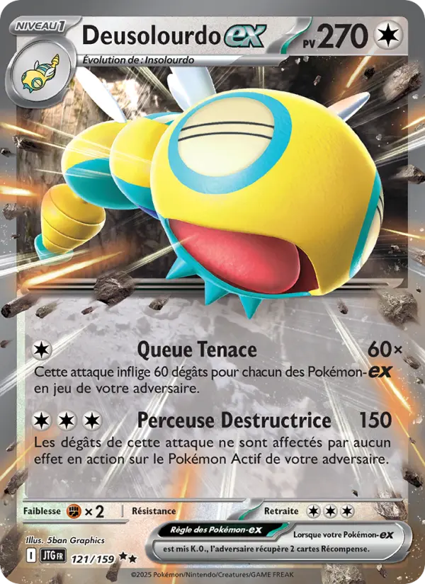 Carte Pokemon 121/159 Deusolourdo-ex Holo | LorenZone
