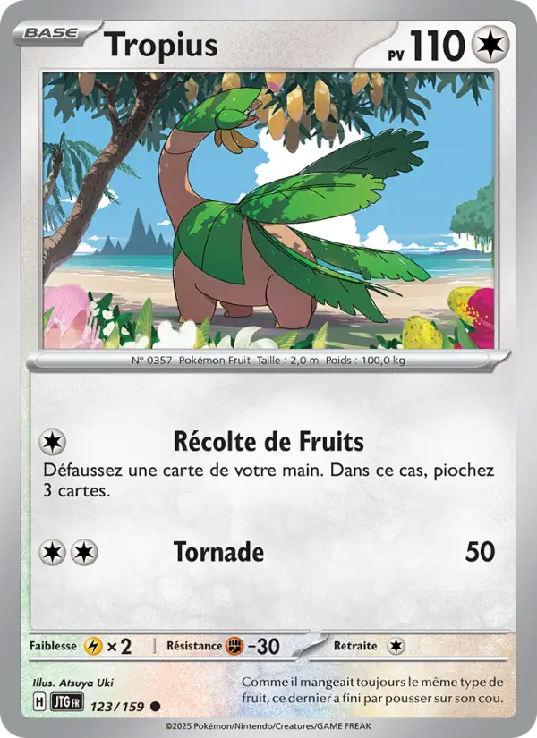 Carte Pokemon 123/159 Tropius Reverse | LorenZone
