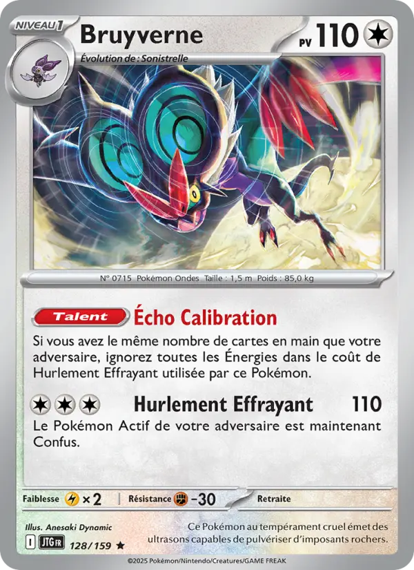 Carte Pokemon 128/159 Bruyverne Reverse | LorenZone