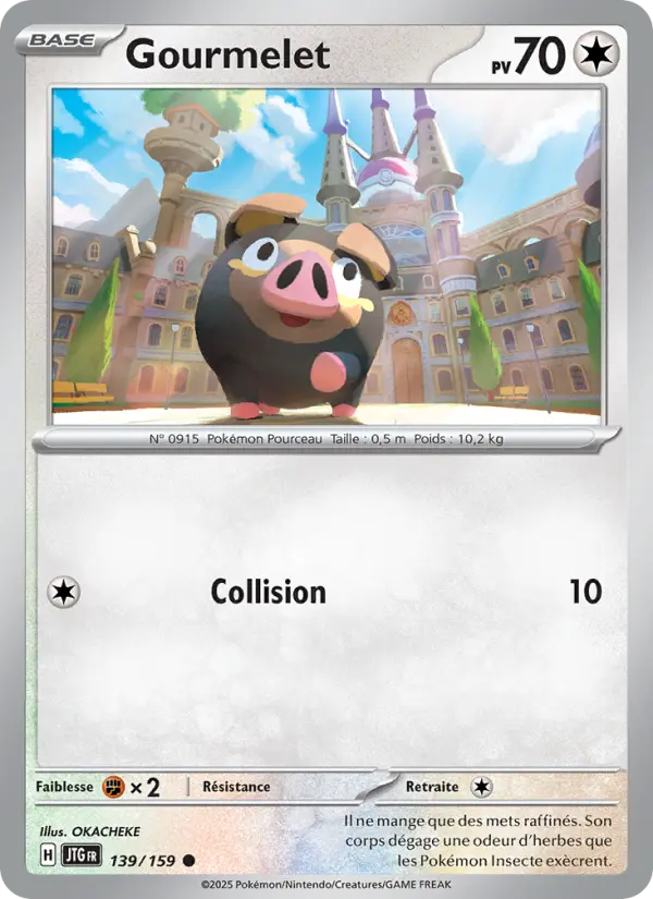 Carte Pokemon 139/159 Gourmelet Reverse | LorenZone