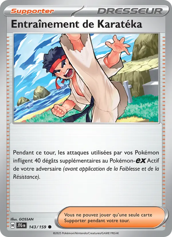 Carte Pokemon 143/159 Entraînement de Karatéka Reverse | LorenZone