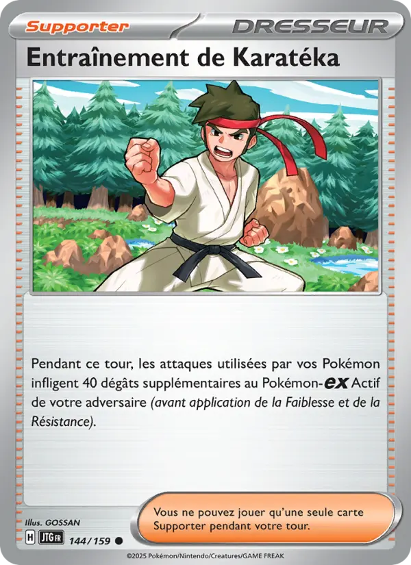 Carte Pokemon 144/159 Entraînement de Karatéka Reverse | LorenZone