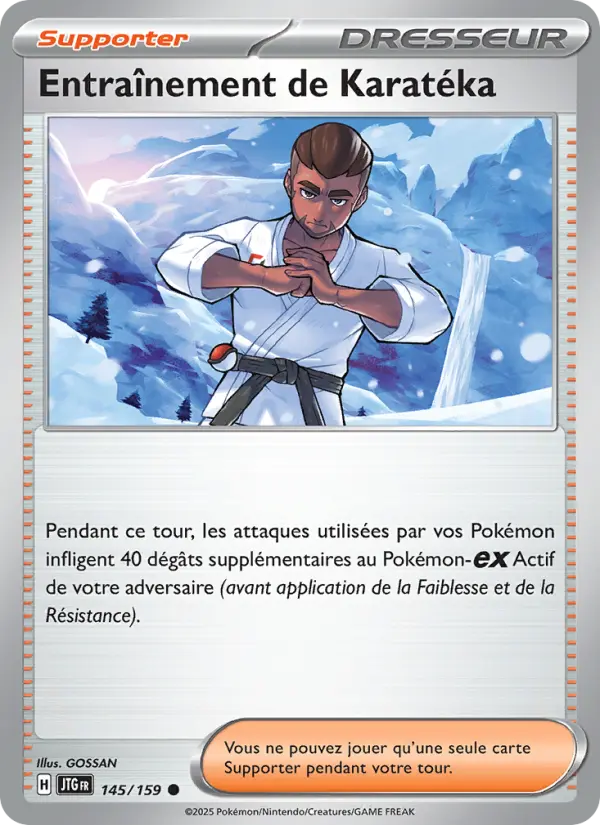 Carte Pokemon 145/159 Entraînement de Karatéka Reverse | LorenZone