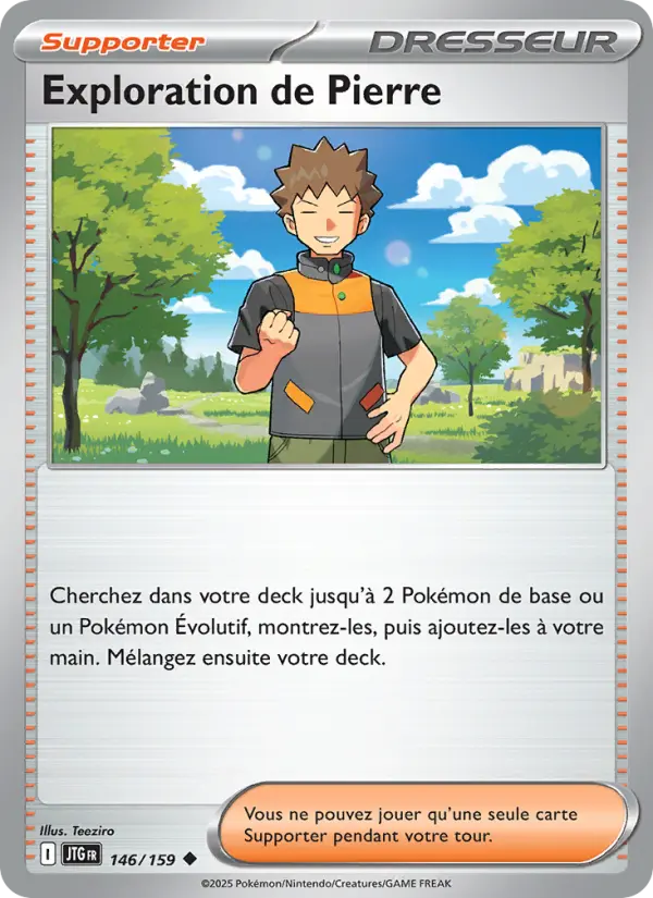 Carte Pokemon 146/159 Exploration de Pierre Reverse | LorenZone