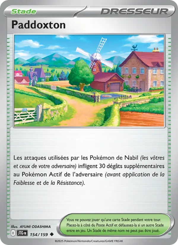 Carte Pokemon 154/159 Paddoxton Reverse | LorenZone