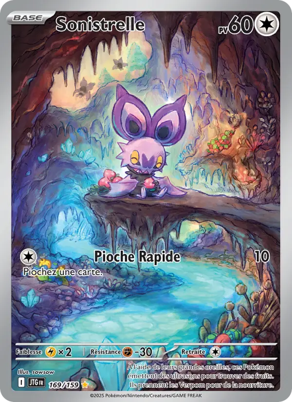 Carte Pokemon 169/159 Sonistrelle Illustration Rare | LorenZone