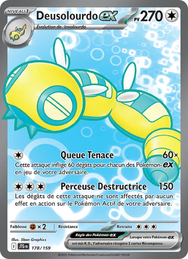 Carte Pokemon 178/159 Deusolourdo-ex Holo | LorenZone