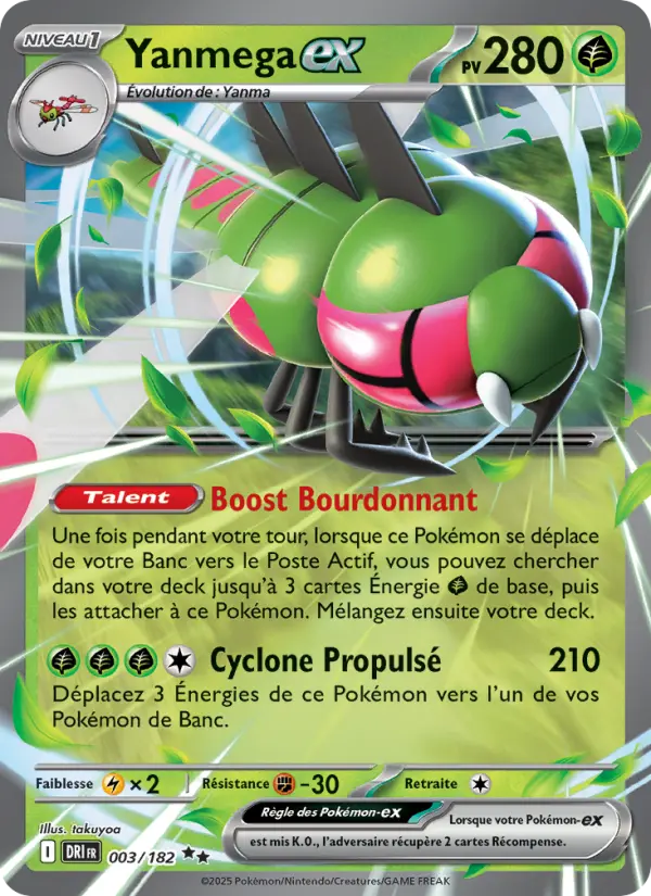 Carte Pokemon 003/182 Yanmega-ex Holo | LorenZone