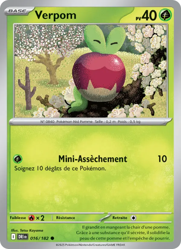 Carte Pokemon 016/182 Verpom Reverse | LorenZone