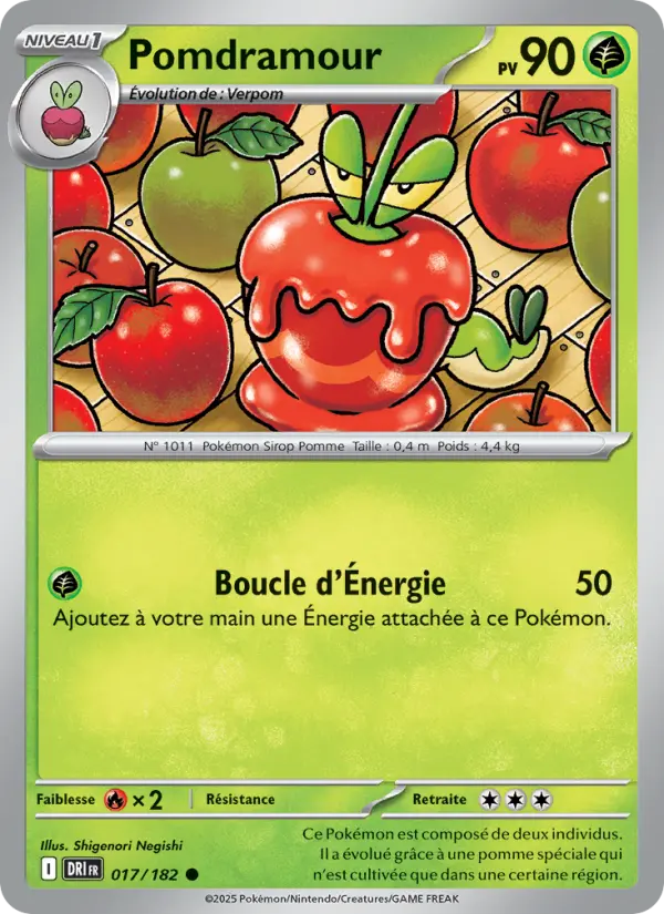 Carte Pokemon 017/182 Pomdramour Reverse | LorenZone