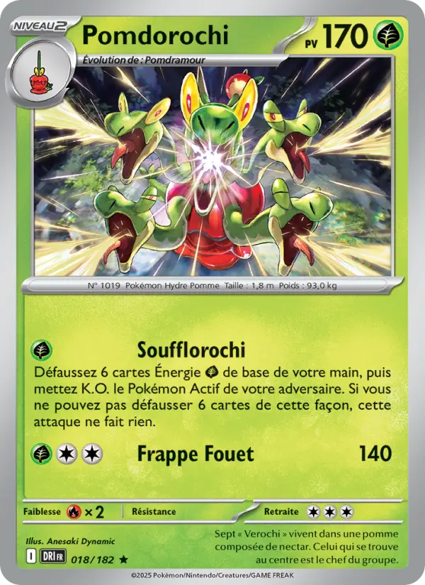Carte Pokemon 018/182 Pomdorochi Reverse | LorenZone