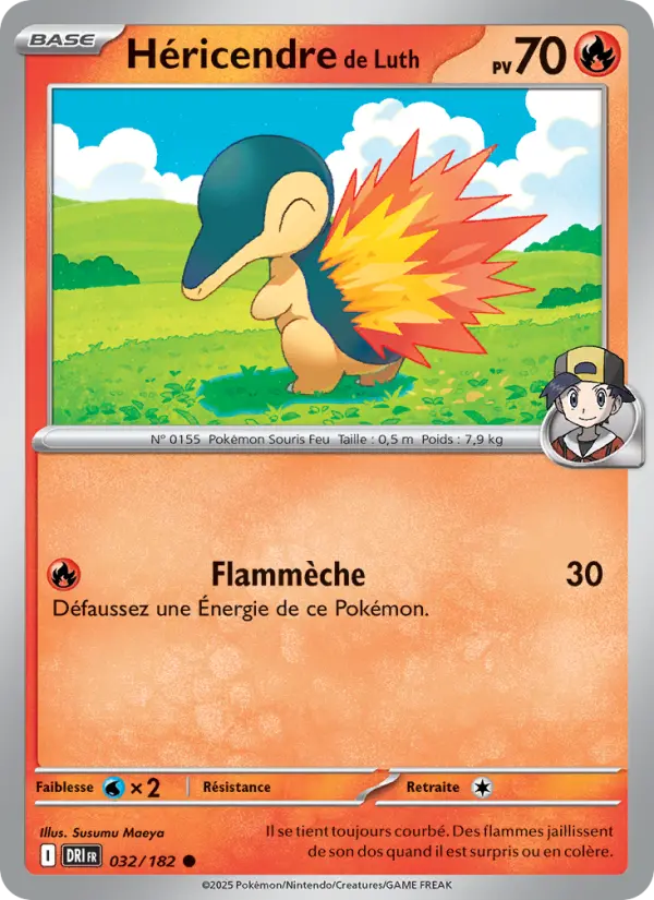 Carte Pokemon 032/182 Héricendre de Luth Reverse | LorenZone