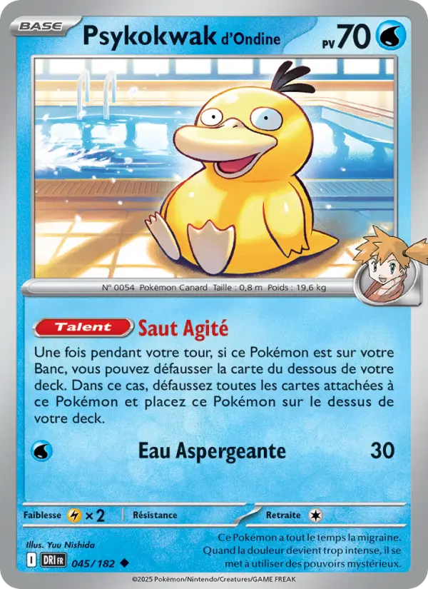 Carte Pokemon 045/182 Psykokwak d'Ondine Reverse | LorenZone