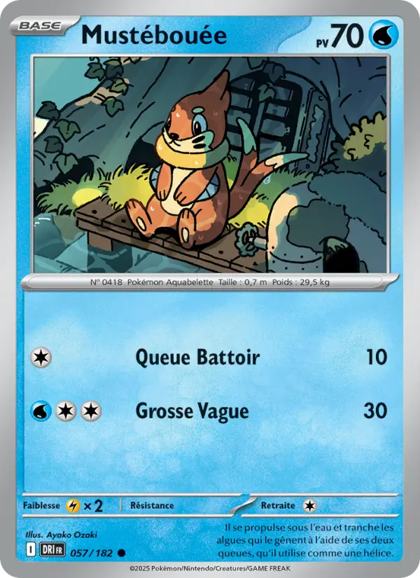 Carte Pokemon 057/182 Mustébouée Reverse | LorenZone