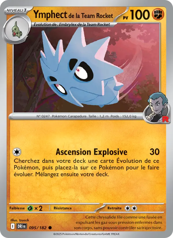Carte Pokemon 095/182 Ymphect de la Team Rocket Reverse | LorenZone