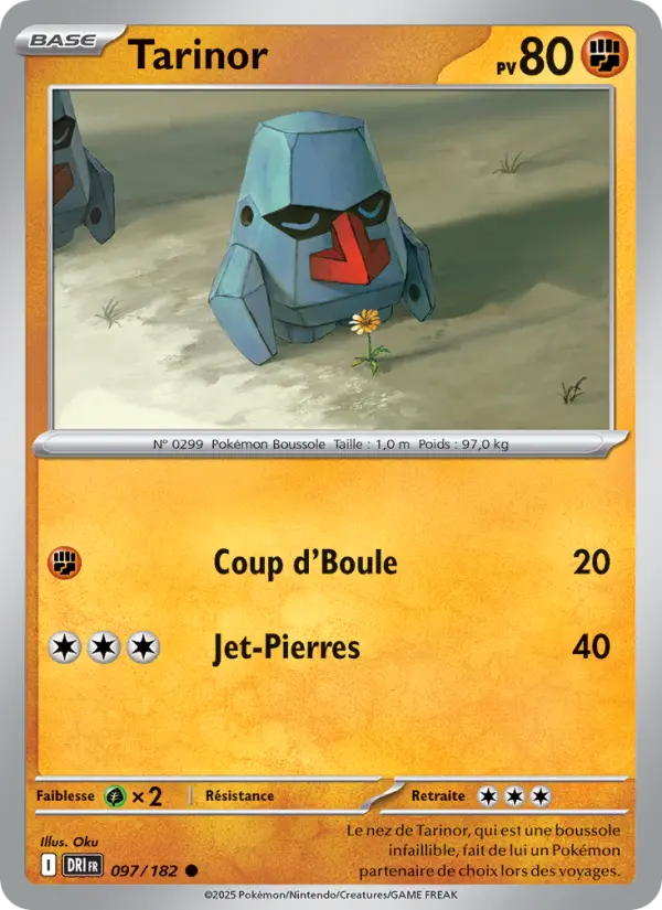 Carte Pokemon 097/182 Tarinor Reverse | LorenZone