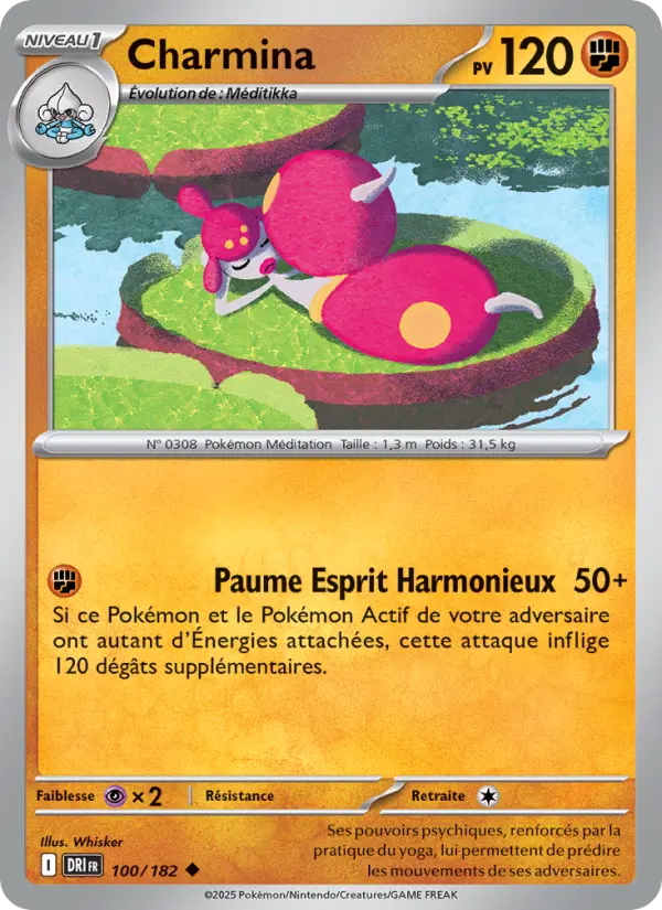 Carte Pokemon 100/182 Charmina Reverse | LorenZone