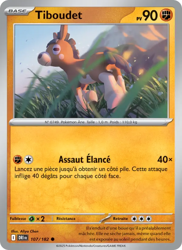 Carte Pokemon 107/182 Tiboudet Reverse | LorenZone