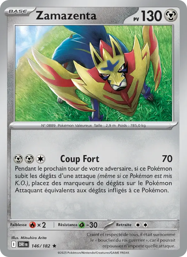 Carte Pokemon 146/182 Zamazenta Reverse | LorenZone
