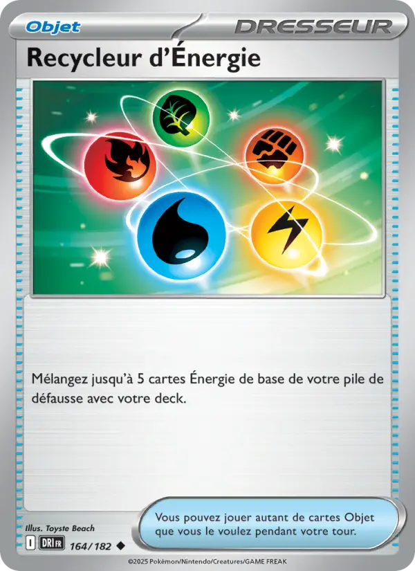 Carte Pokemon 164/182 Recycleur d'Énergie Reverse | LorenZone