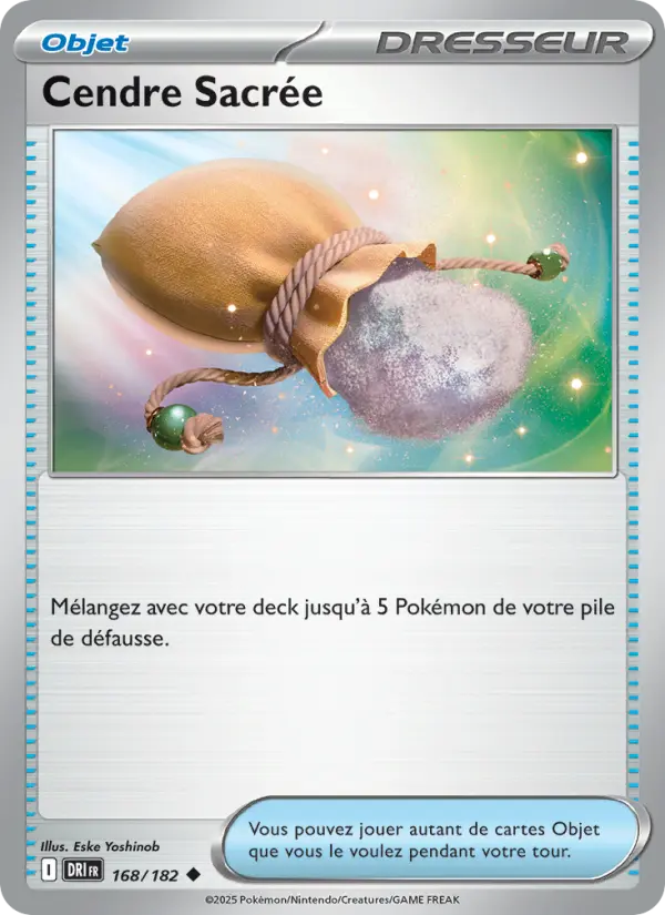 Carte Pokemon 168/182 Cendre Sacrée Reverse | LorenZone