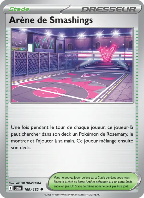 Carte Pokemon 169/182 Arène de Smashings Reverse | LorenZone