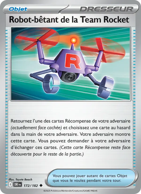 Carte Pokemon 172/182 Robot-bêtant de la Team Rocket Reverse | LorenZone