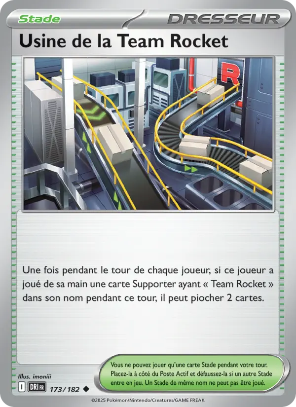 Carte Pokemon 173/182 Usine de la Team Rocket Reverse | LorenZone