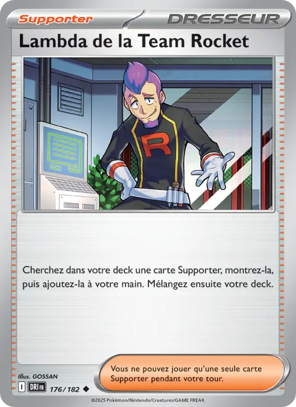 Carte Pokemon 176/182 Lambda de la Team Rocket Reverse | LorenZone