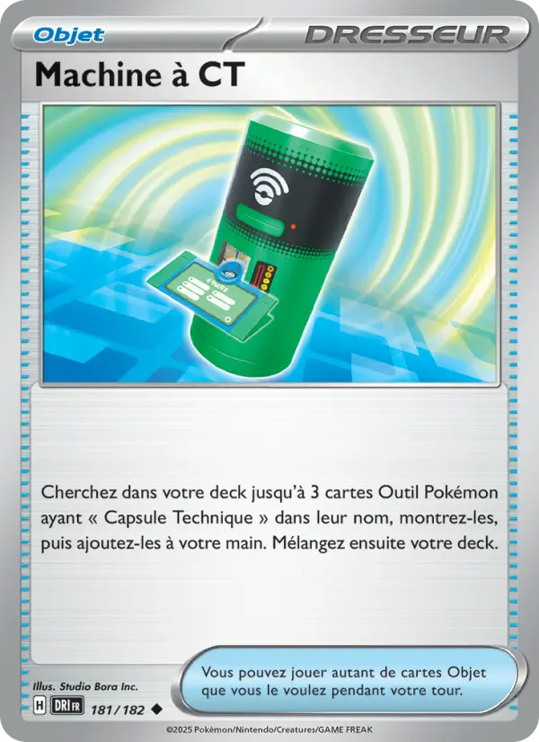 Carte Pokemon 181/182 Machine à CT Reverse | LorenZone